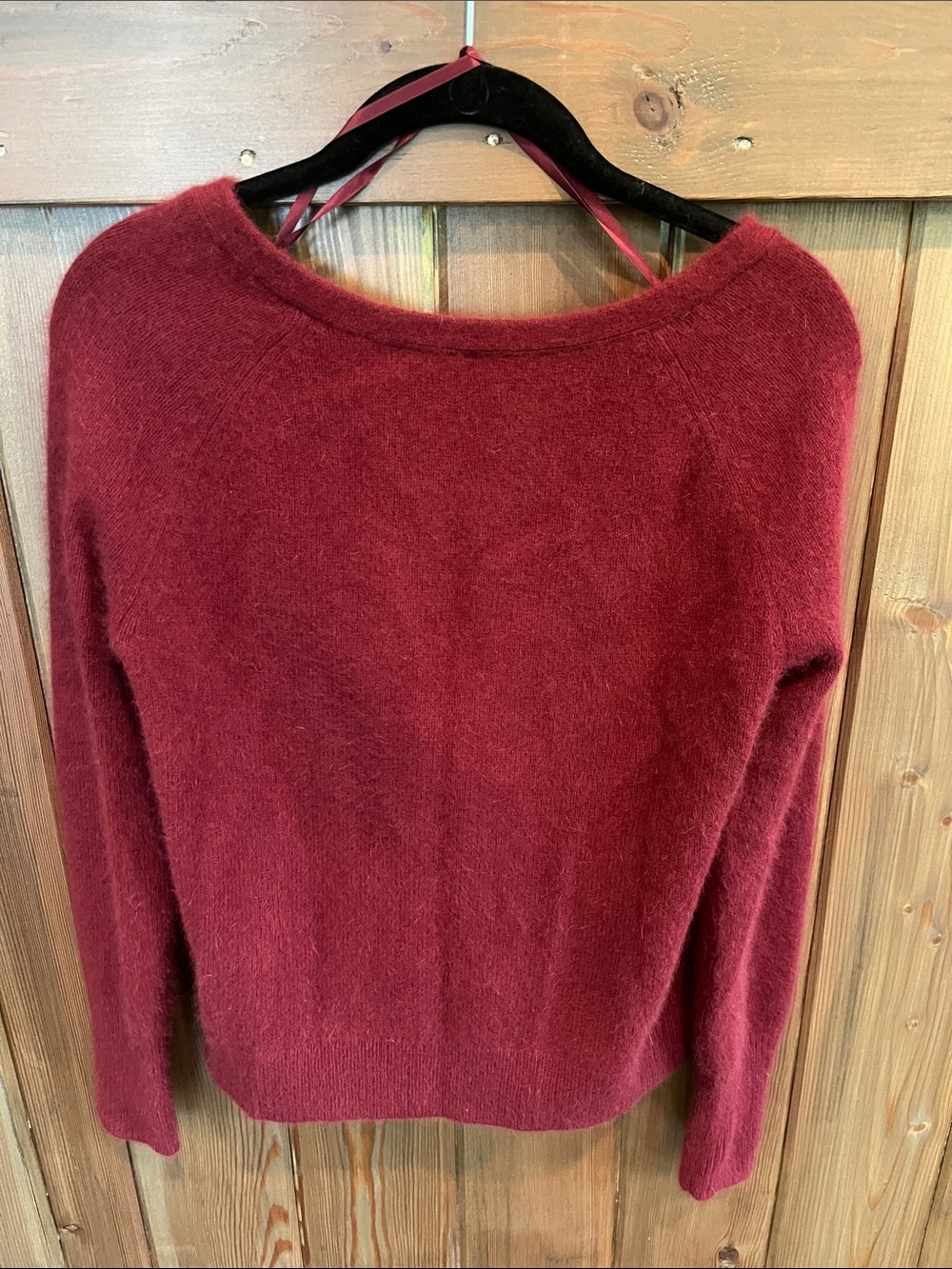Vineyard Vines Boatneck Sweater in Burgundy